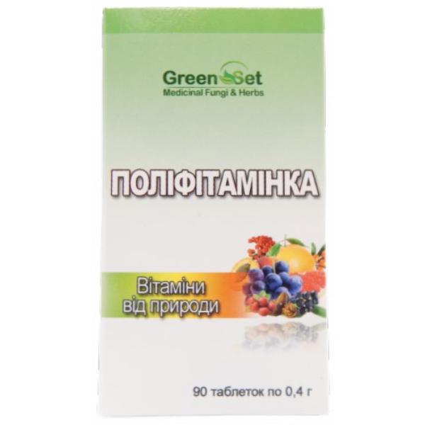 Смесь экстрактов Green Set Полифитаминка Витамины от природы 90 табл. (000024058) Смесь экстрактов Green Set Полифитаминка Витамины от природы 90 табл. (000024058)
