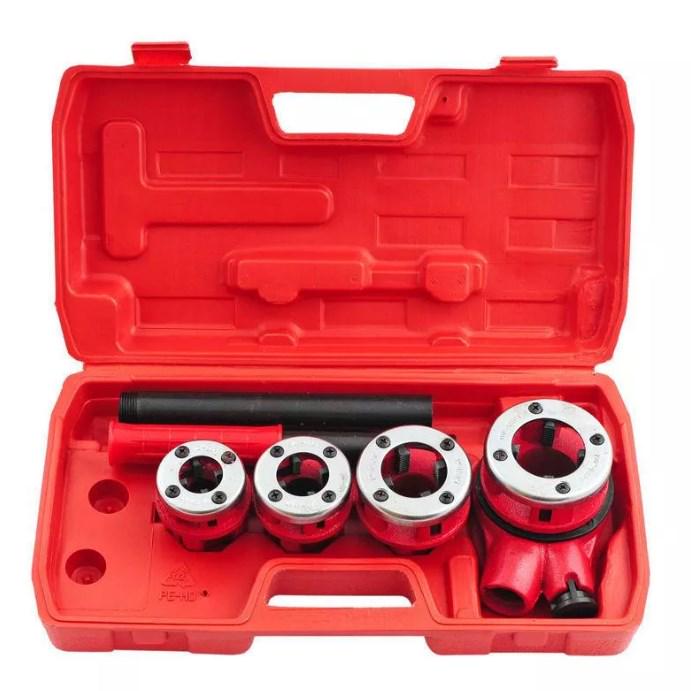 Набір плашок для труб Intertool SD-8004 4 шт. (7781)