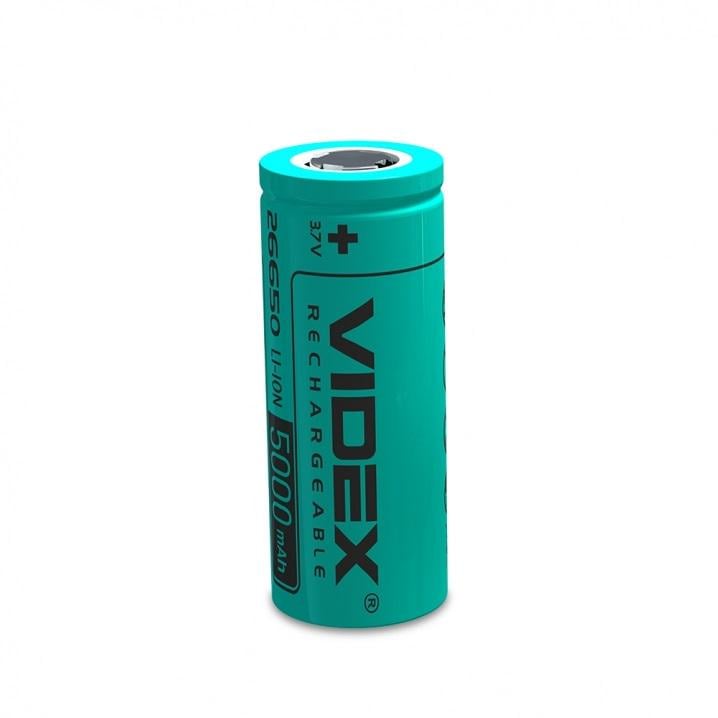 Батарейка акумуляторна Videx Li-lon 26650 без захисту 5000 mAh (29924386)