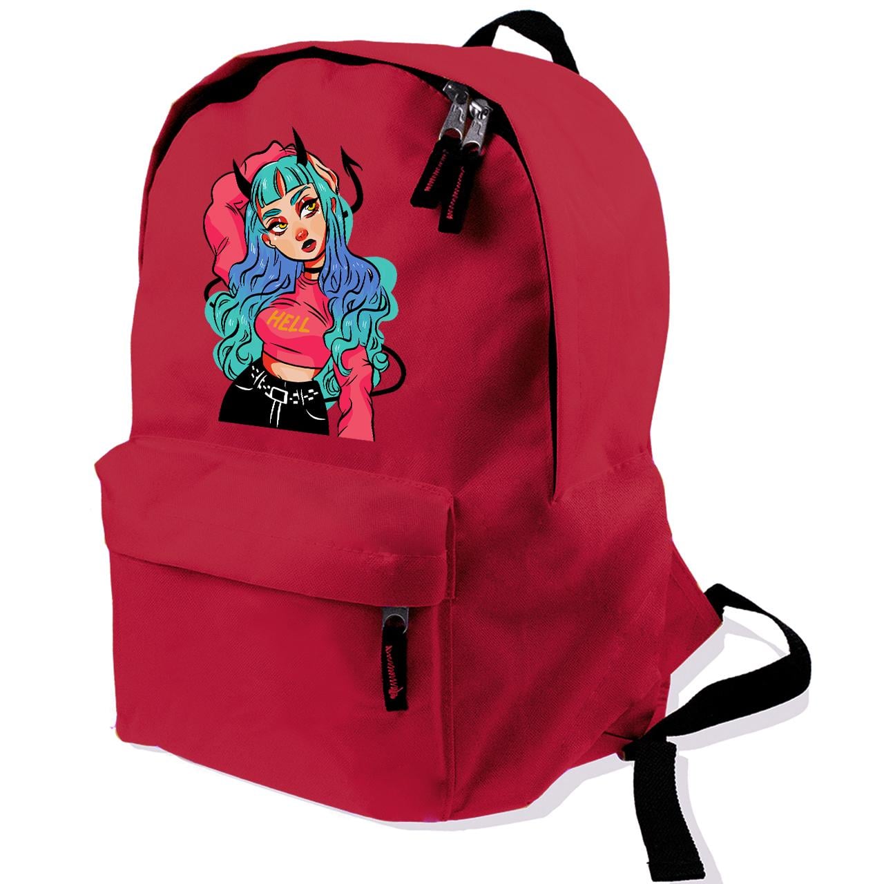 Рюкзак детский Cute Girl Illustration Art Красный (9263-2838-RD) Рюкзак детский Cute Girl Illustration Art Красный (9263-2838-RD)