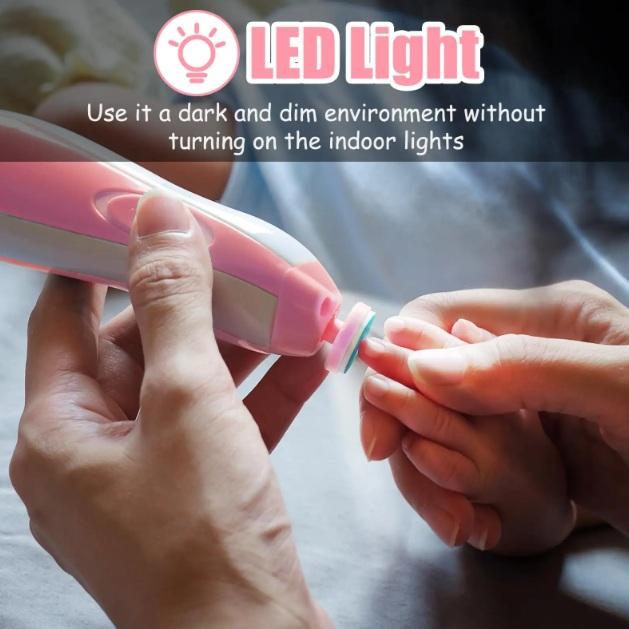 Манікюрний набір для дітей NAIL TRIMMER XL-667 тример для нігтів/полірувальник Рожевий - фото 5 Манікюрний набір для дітей NAIL TRIMMER XL-667 тример для нігтів/полірувальник Рожевий - фото 5