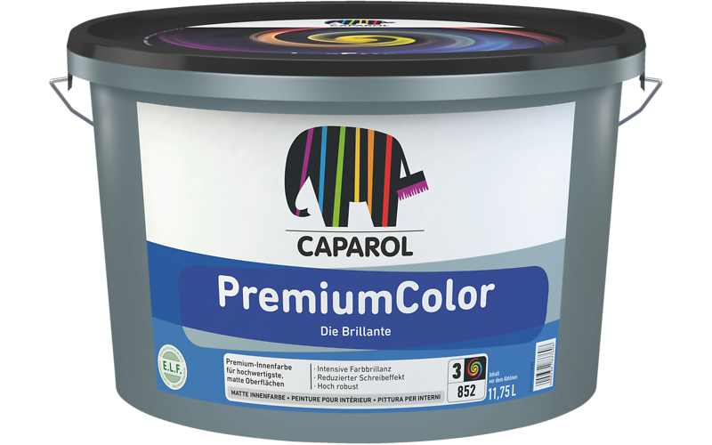 Краска интерьерная латексная глубоко-матовая Caparol PremiumColor E.L.F. База 3 4,7 л