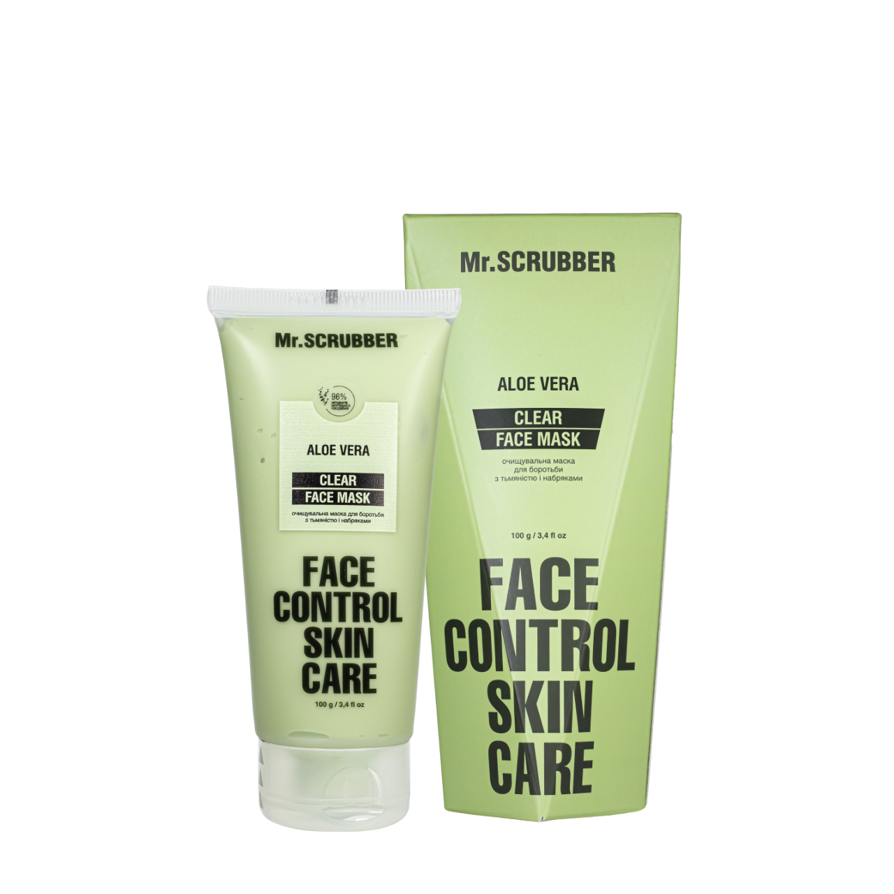 Маска для лица от отеков и тусклости Mr. Scrubber Clear Face Control очистительная 100 мл (2149443428)