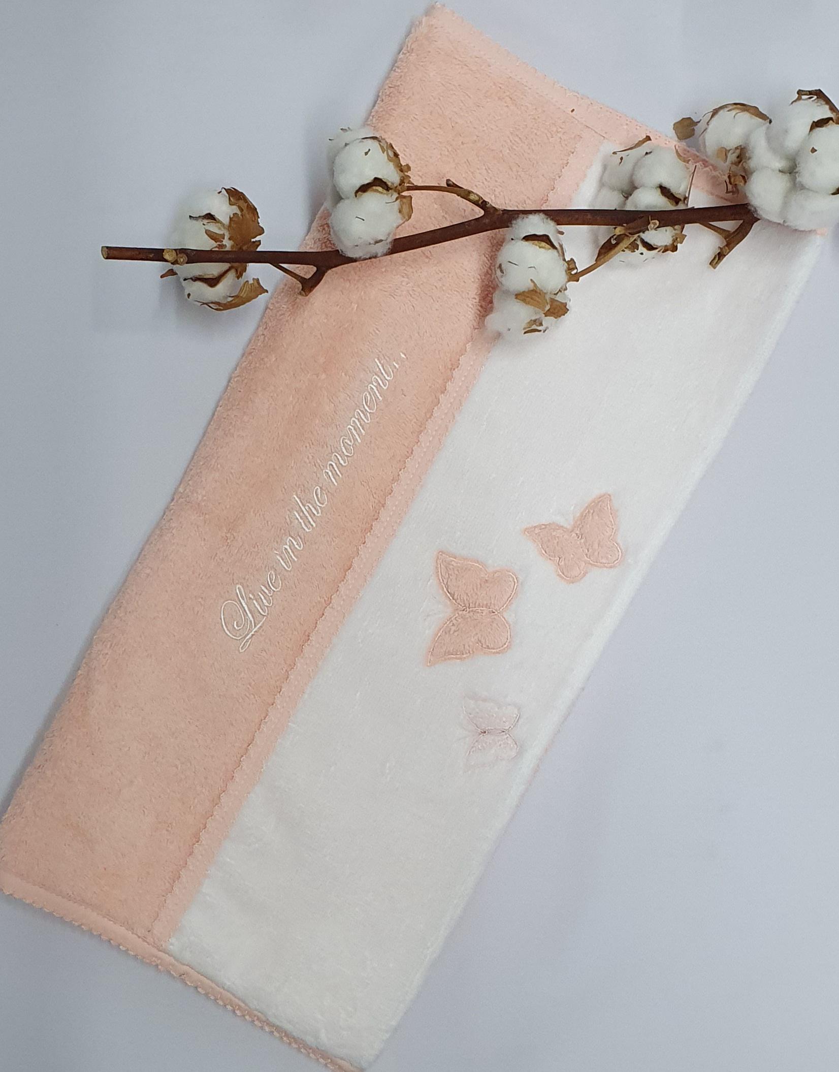 Полотенце Maison D'or Monique Butterfly 50x100 Salmon (03MD31Bb09) Полотенце Maison D'or Monique Butterfly 50x100 Salmon (03MD31Bb09)