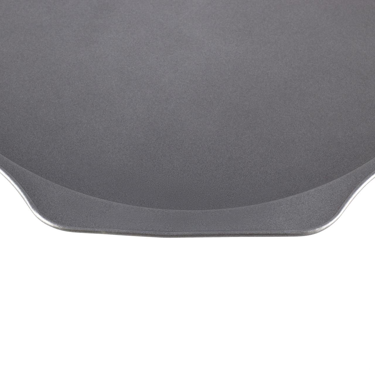 Форма для запекания пиццы с антипригарным покрытием Ofenbach КМ-100705 из углеродистой стали 35х33,5х2,5 см Серый (150-84-100705) - фото 3