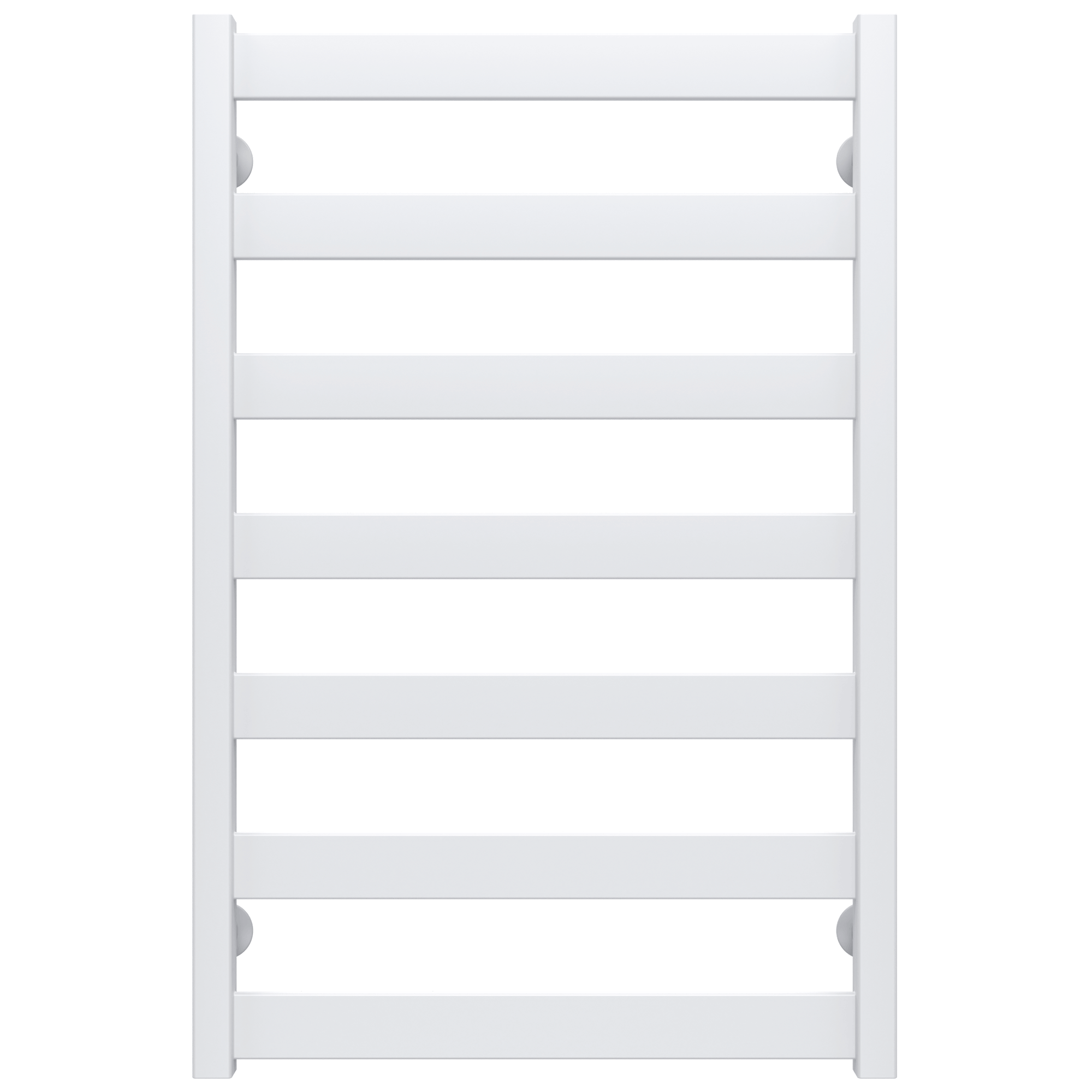 Полотенцесушитель водяной Deffi Silvia П7 нижнее подключение нержавеющая сталь 500х800 мм Белый (A.SV.80.50.7.W.A)