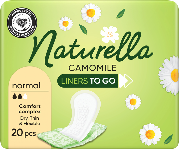 Прокладки щоденні Naturella Camomile Нормал Single Індивідуальна упаковка 20 шт. (8001841280561)