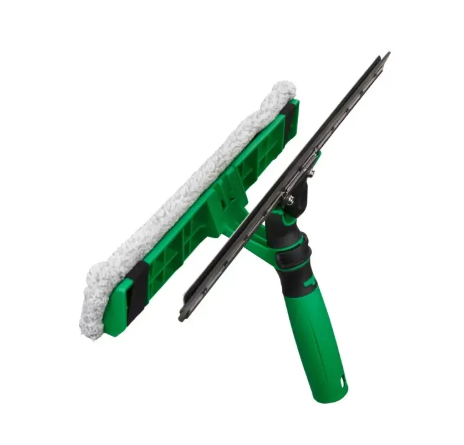 Инструмент для мытья окон Unger VisaVersa Pro 2-в-1 стяжка и насадка из микрофибры 35 см (VV350)