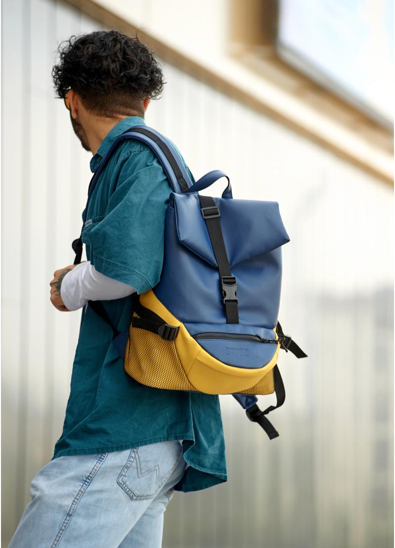 Рюкзак чоловічий Sambag Rene Double Жовто-блакитний (11111008) - фото 7 Рюкзак чоловічий Sambag Rene Double Жовто-блакитний (11111008) - фото 7