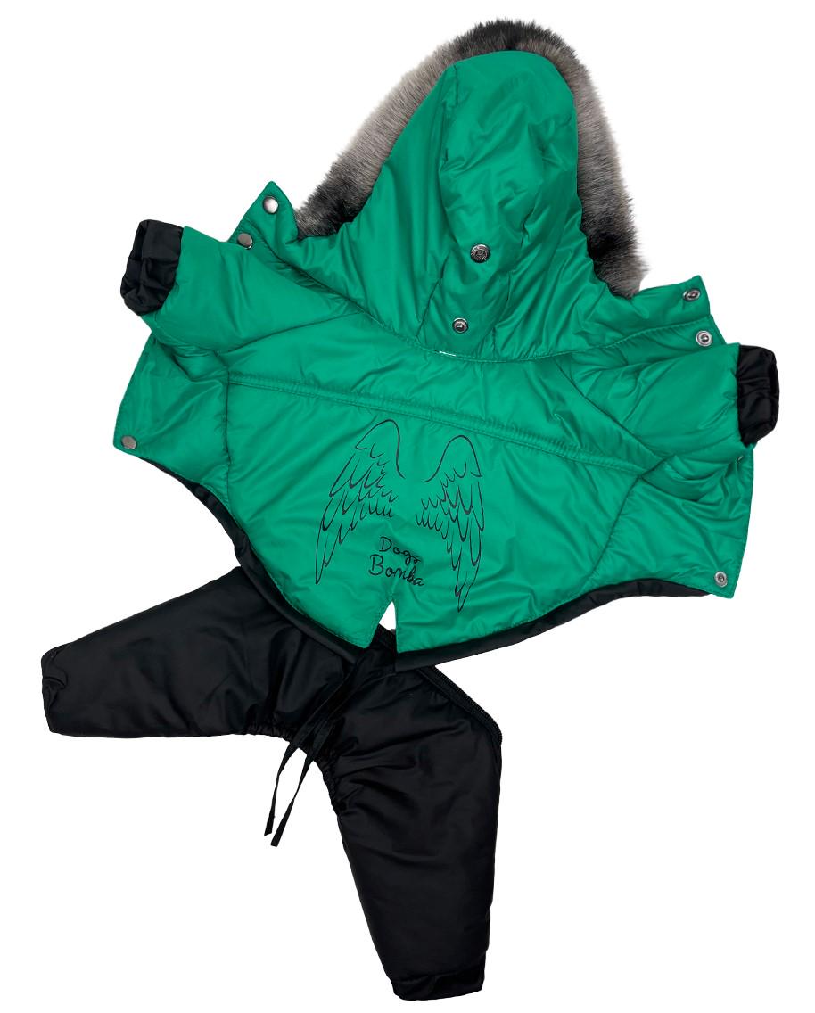Комбінезон зимовий для собак Dogs Bomba р. 5 Зелений - фото 2 Комбінезон зимовий для собак Dogs Bomba р. 5 Зелений - фото 2