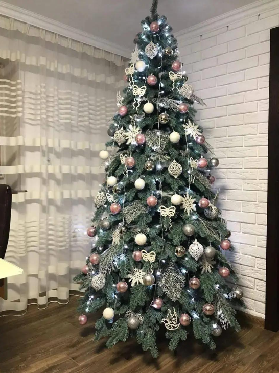 Штучна ялинка лита Елітна з підставкою 2,50 м Зелений (NYT15297) - фото 4 Штучна ялинка лита Елітна з підставкою 2,50 м Зелений (NYT15297) - фото 4