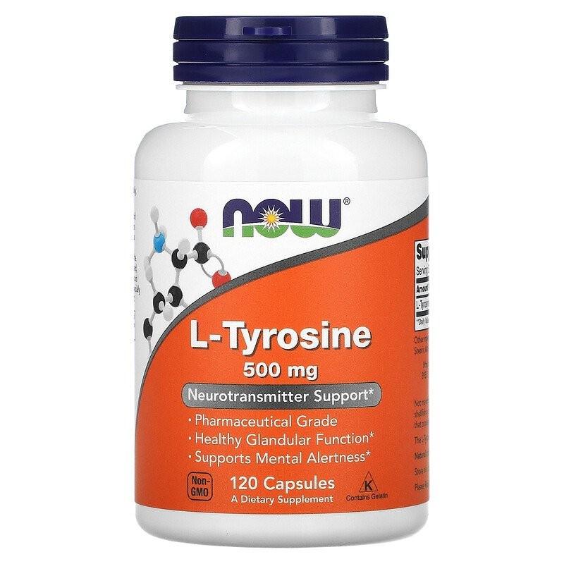 Аминокислота Now Foods L-Tyrosine 500 мг 120 капсул