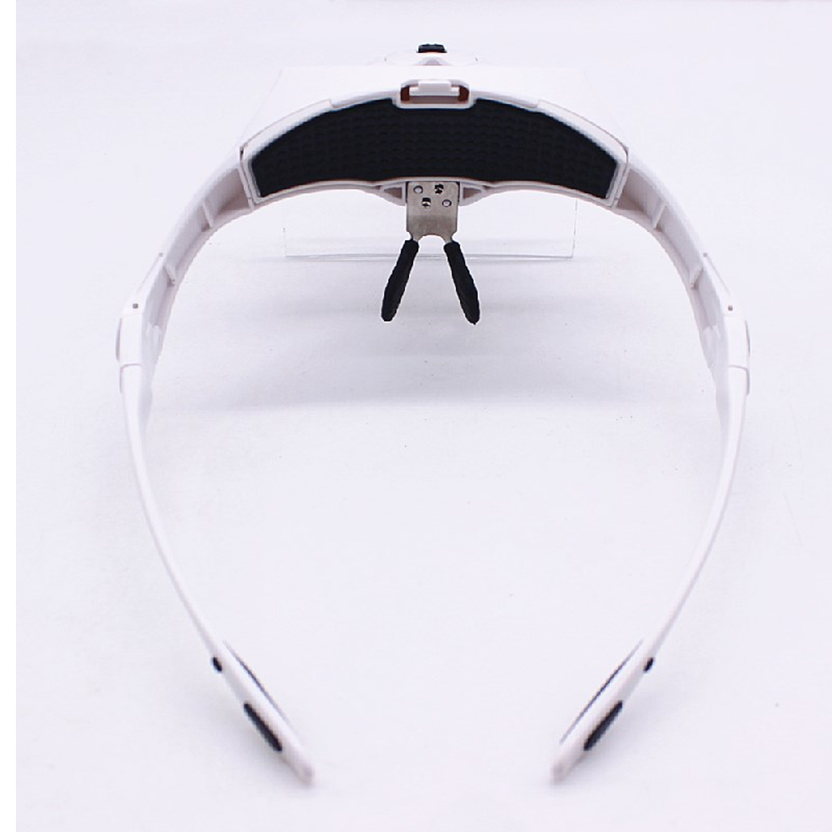 Лупа-очки бинокулярная 9892B1 с LED подсветкой 5 сменных линз 1,0X/1,5X/2,0X/2,5X/3,5X White (160415) - фото 5