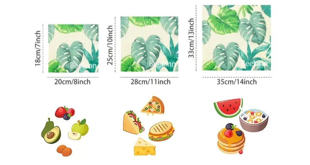 Салфетки восковые многоразовые Вощанки для хранения пищи 3 шт. - фото 3