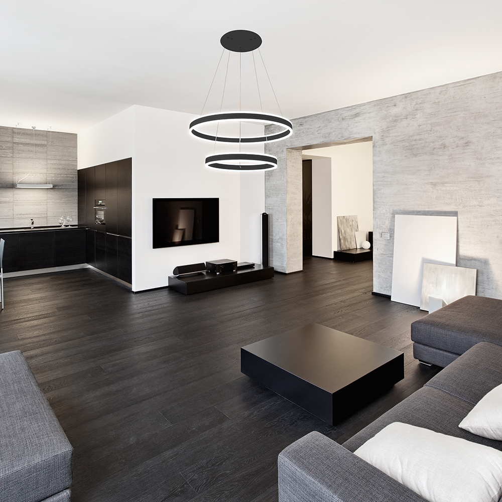 Люстра ESLLSE STELLA 2R с пультом 160W 600x1200 мм Черный (10418) - фото 6 Люстра ESLLSE STELLA 2R с пультом 160W 600x1200 мм Черный (10418) - фото 6