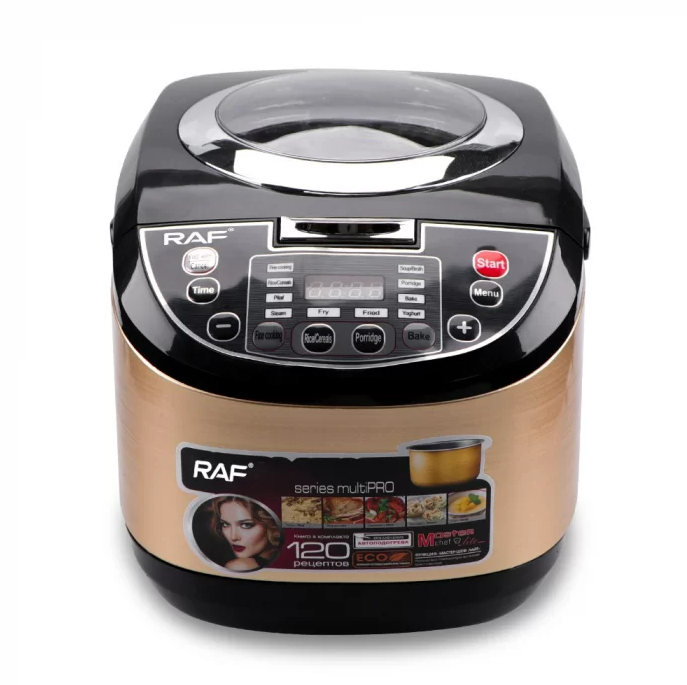 Мультиварка-фритюрница RAF R988 Pro 21 программа 900 Вт Gold (D988461316) - фото 2