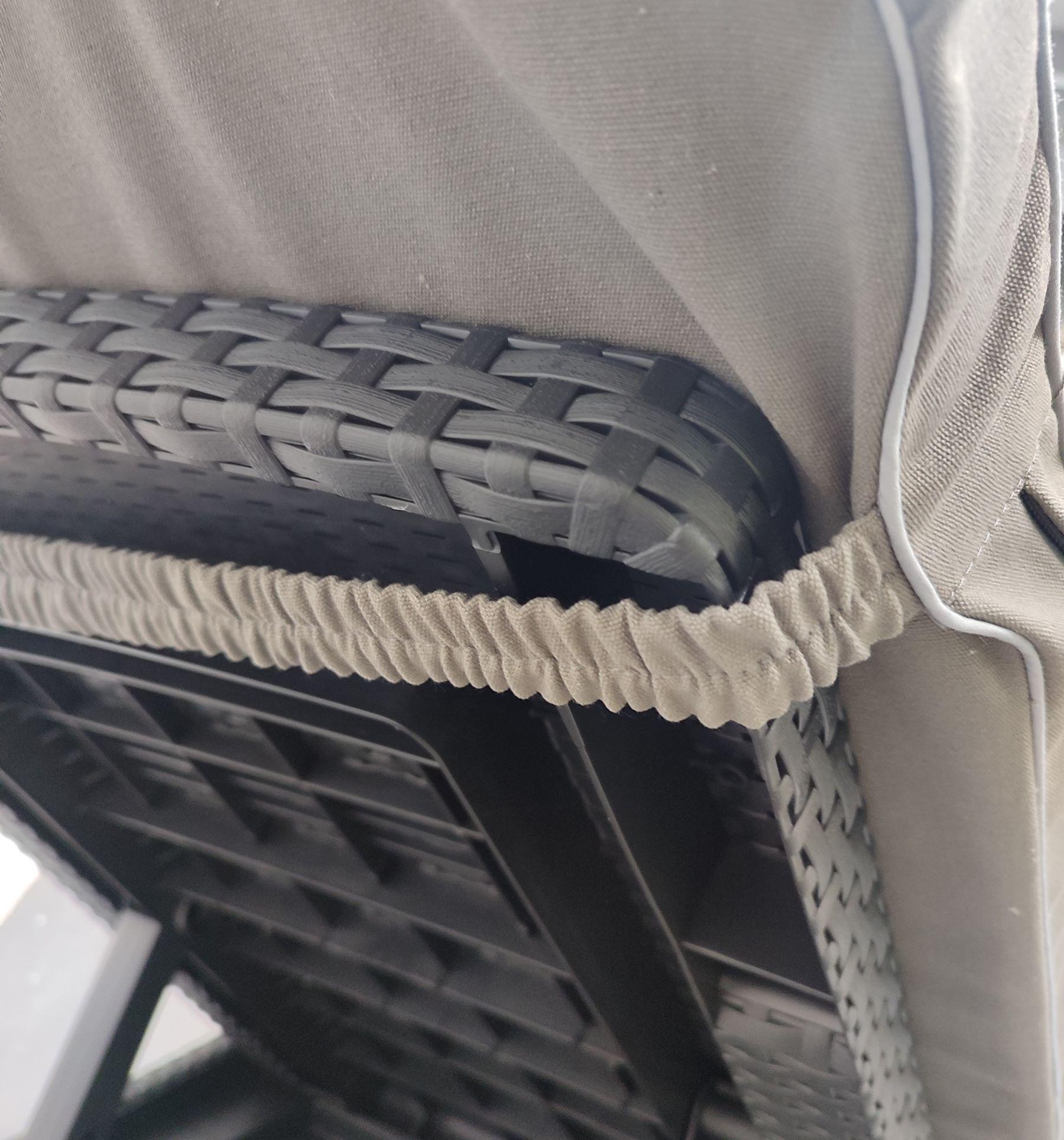 Матрас для шезлонга eGarden Mare двухсторонний акрил 195x58x6 см Серый (5746) - фото 3 Матрас для шезлонга eGarden Mare двухсторонний акрил 195x58x6 см Серый (5746) - фото 3