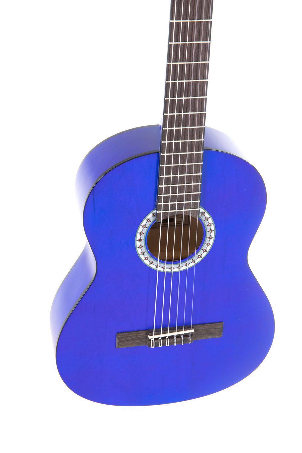 Классическая гитара GEWA Basic 3/4" Transparent Blue (G-PS510145) - фото 3 Классическая гитара GEWA Basic 3/4" Transparent Blue (G-PS510145) - фото 3