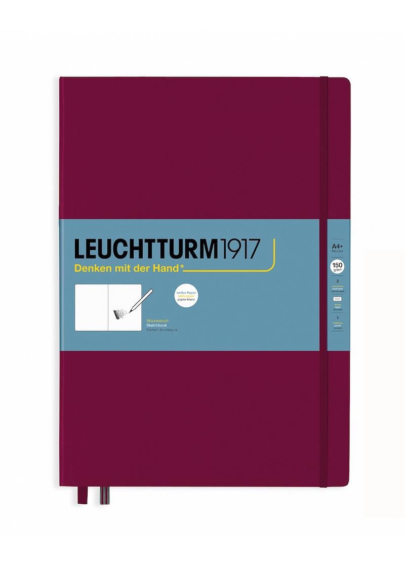 Скетч-Бук Leuchtturm1917 Master А4+ 150 г/м.кв. Винный (362355)