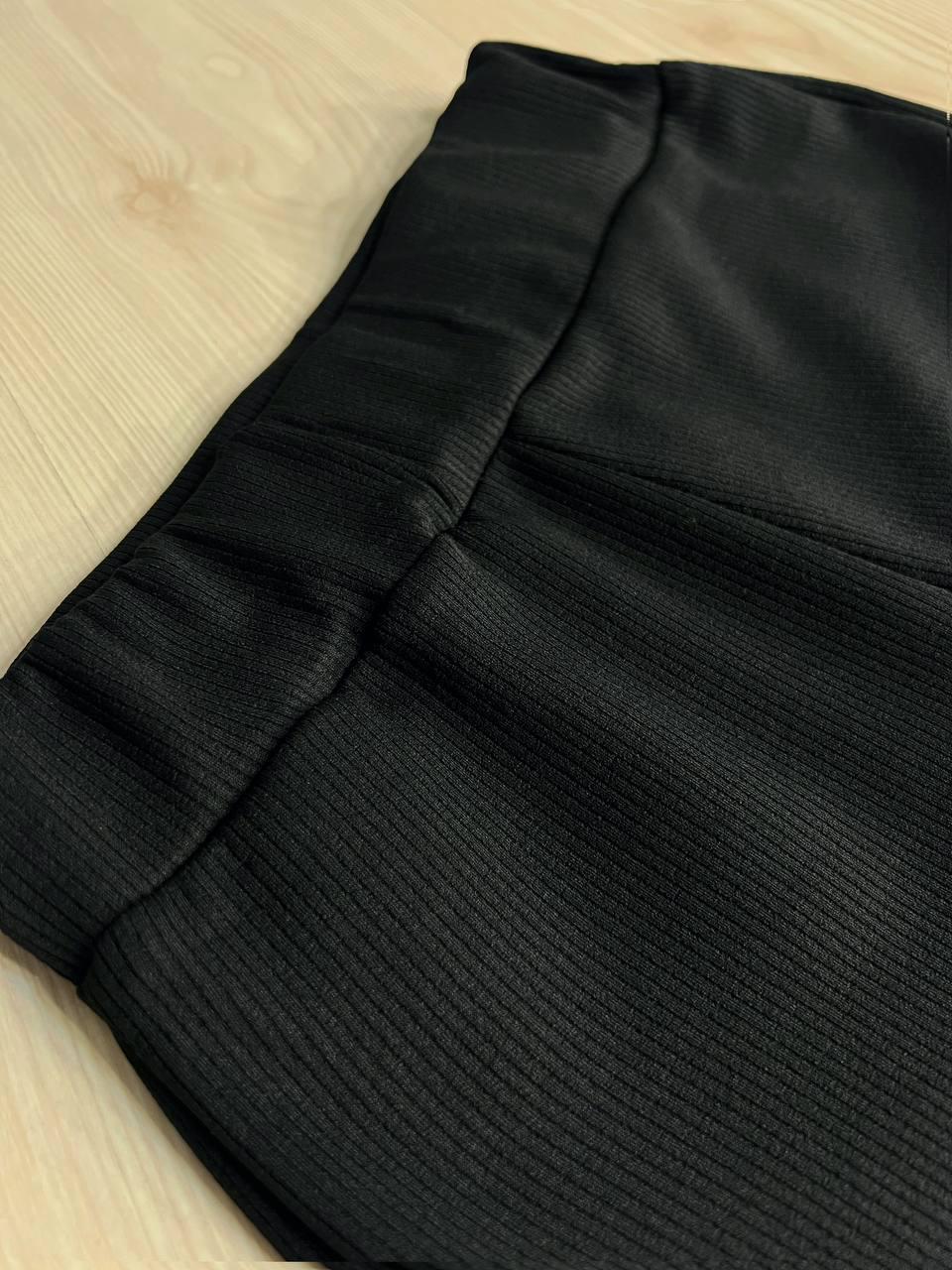 Лосини жіночі Prenses 608 кльош в рубчик S Чорний (26938703) - фото 3 Лосини жіночі Prenses 608 кльош в рубчик S Чорний (26938703) - фото 3