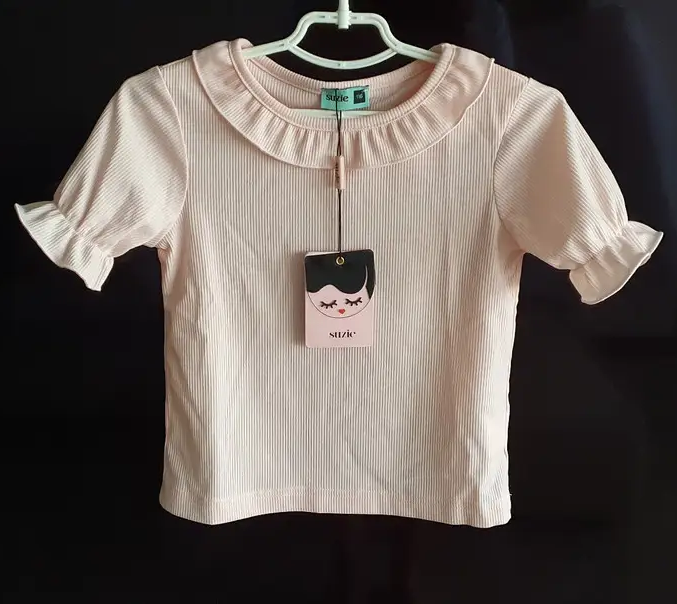 Футболка для девочки Оллана 116 см Пудровый - фото 3 Футболка для девочки Оллана 116 см Пудровый - фото 3