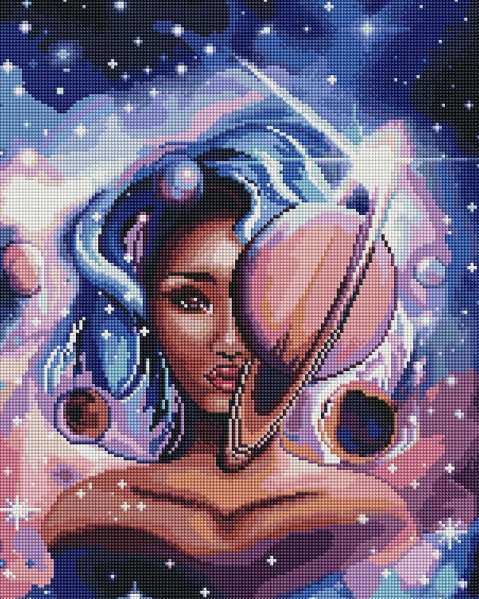 Алмазная вышивка Brushme Мисс Вселенная 40x50 см (DBS0011)