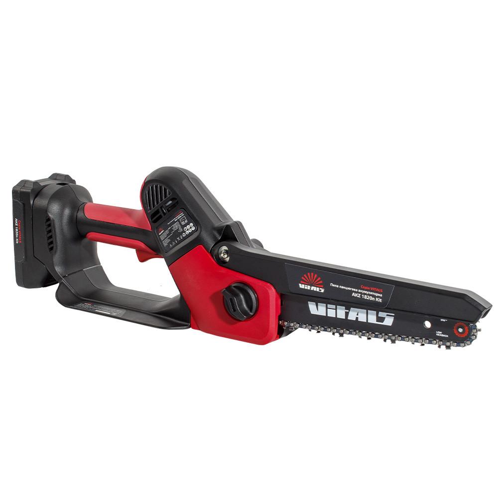 Пила цепная аккумуляторная Vitals AKZ 1820n Kit (25210941) - фото 3 Пила цепная аккумуляторная Vitals AKZ 1820n Kit (25210941) - фото 3