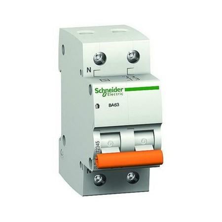 Автоматичний вимикач Schneider Electric ВА63 2P 16A тип С (11213)