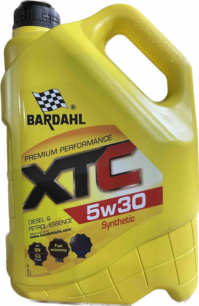 Моторное масло BARDAHL XTC 5W30 SN C3 MB 229.51/229.52 VW 505.00/505.01 5 л (36313)