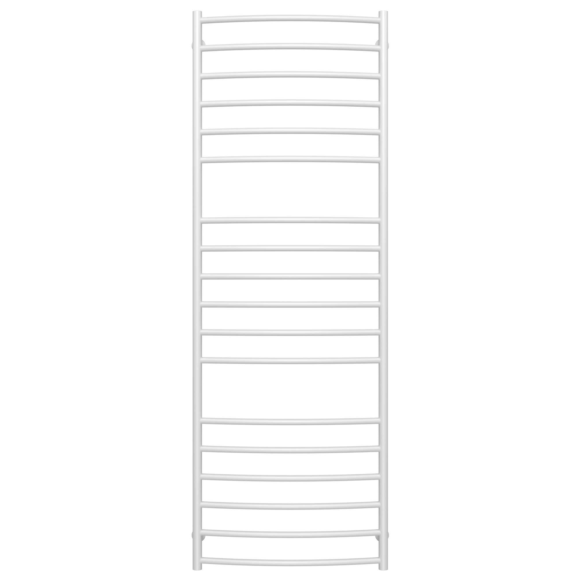 Полотенцесушитель водяной Deffi Классик Элит П18 нижнее подключение нержавеющая сталь 600х1800 мм Белый (C.KE.180.60.18.W.A)