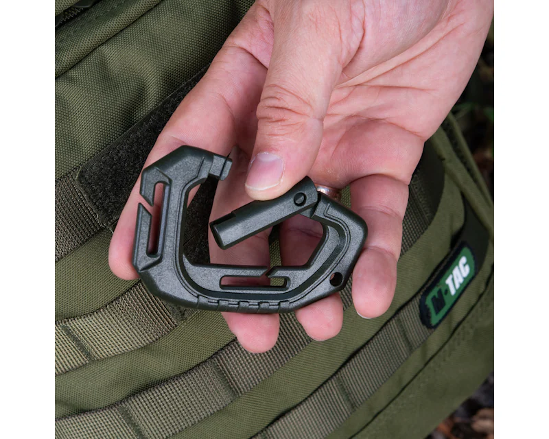 Карабін M-Tac кріплення MOLLE 3 шт. Олива (2069) - фото 5 Карабін M-Tac кріплення MOLLE 3 шт. Олива (2069) - фото 5