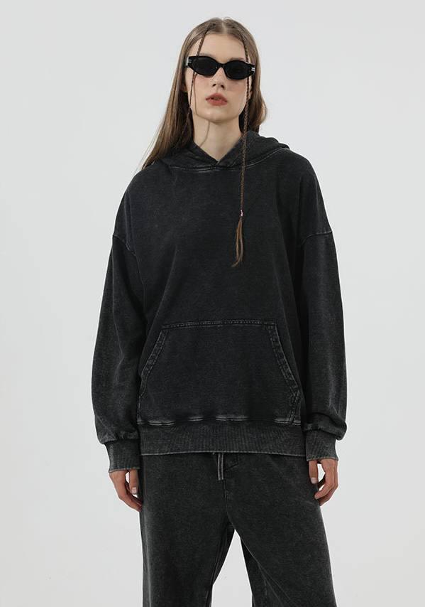 Худи с капюшоном унисекс L Темно-серый (02470772) - фото 2