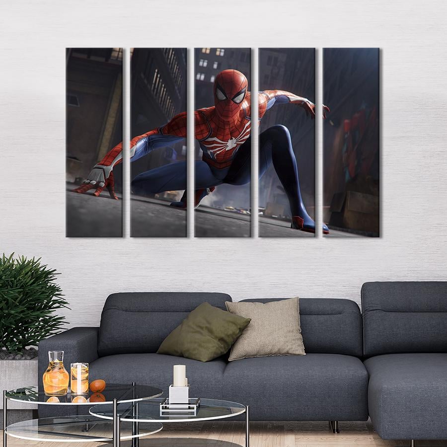 Модульна картина з 5 частин Superhero Man-Spider 87x50 см (762-51)