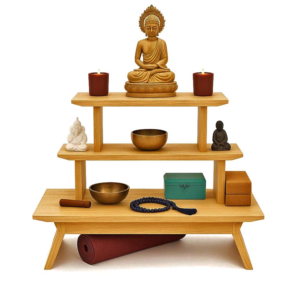 Алтарь для медитации из дерева Харипа Карри (ЛАТ-003803)