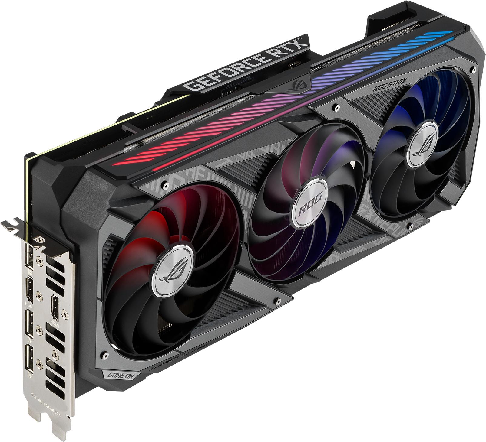 Відеокарта Asus ROG-STRIX-RTX3060TI-O8G-V2-GAMING (57026) - фото 2