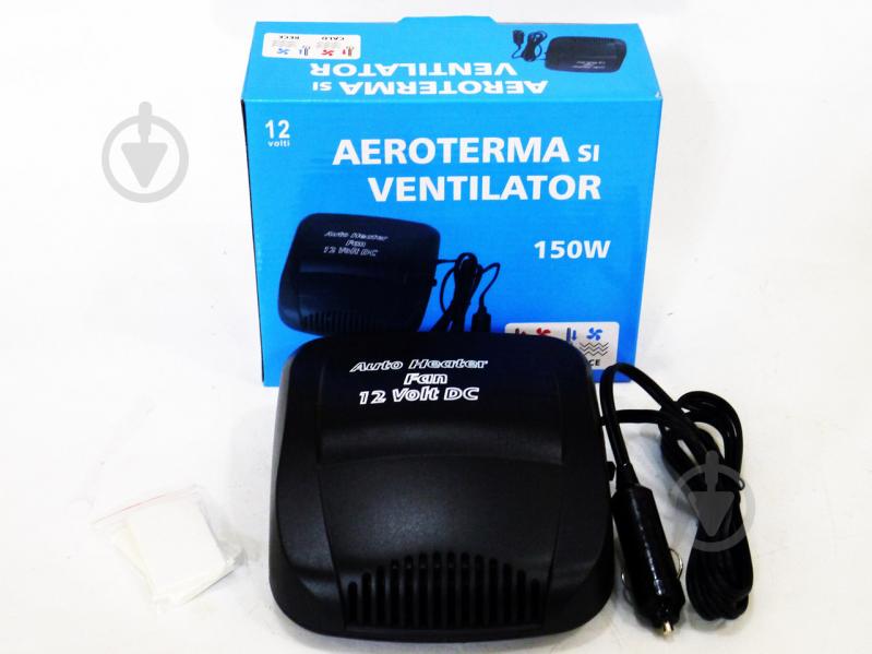 Обогреватель салона Aeroterm Auto Heater Fan 12В 150 Вт Черный (3sm_495703774) - фото 2