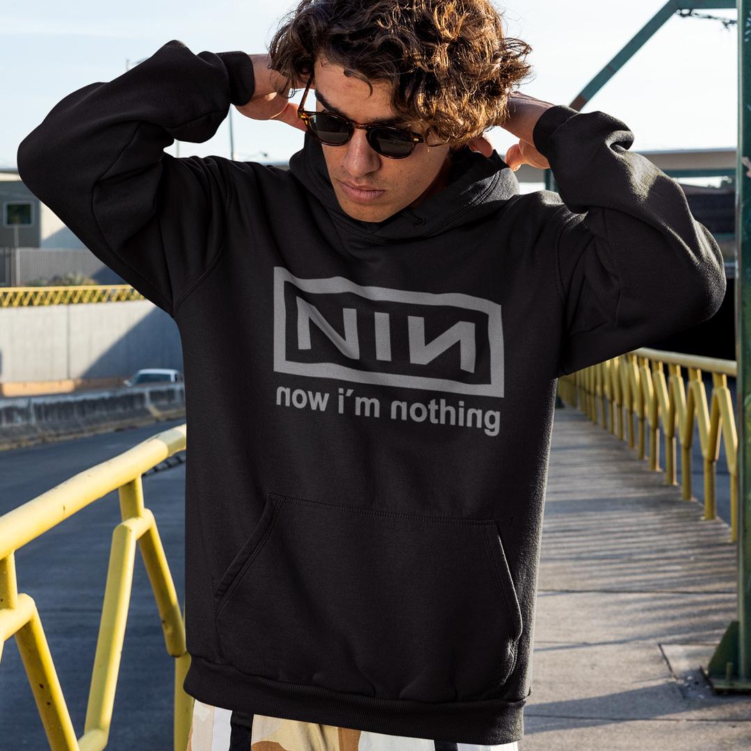 Худи унисекс флисовый Nine Inch Nails Now Im Nothing 1991 XS Черный (31264488)