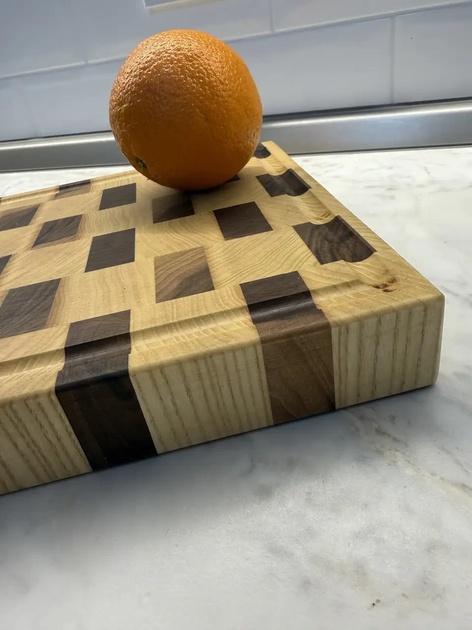 Дошка обробна Gorillas BBQ DS54 ясен/горіх 320х230х40 мм (27722402) - фото 2