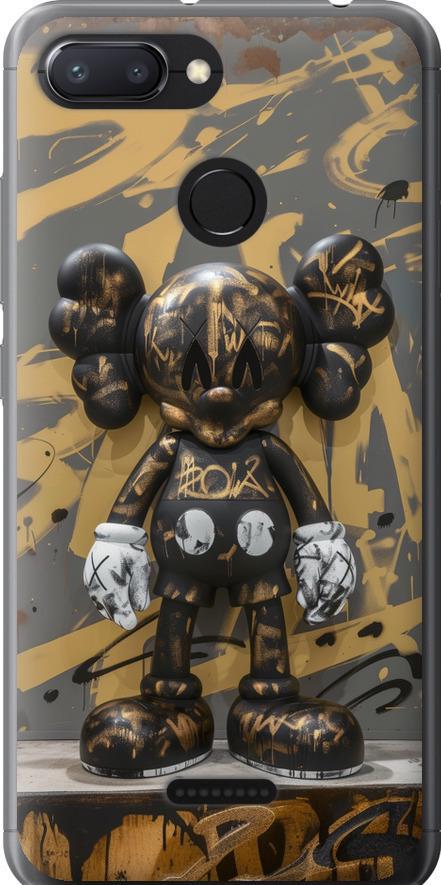 Чехол на Xiaomi Redmi 6 Bronze kaws (6097t-1521-42517)