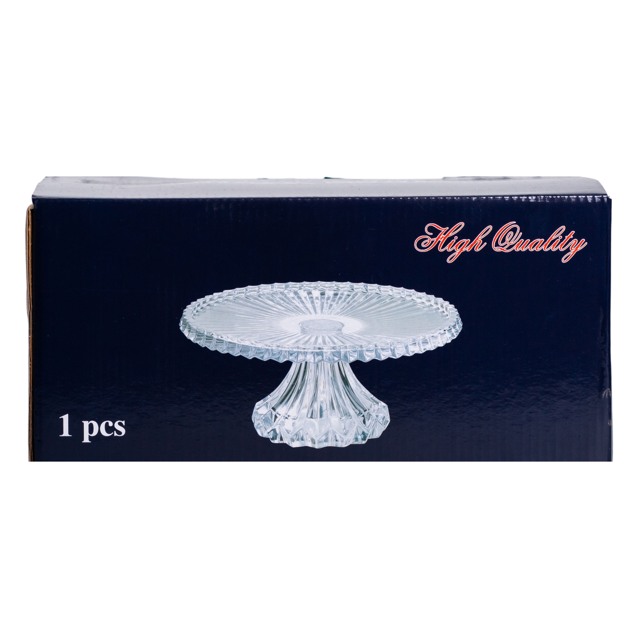 Тортівниця на ніжці скляна 25 см (HP-19-138) - фото 5