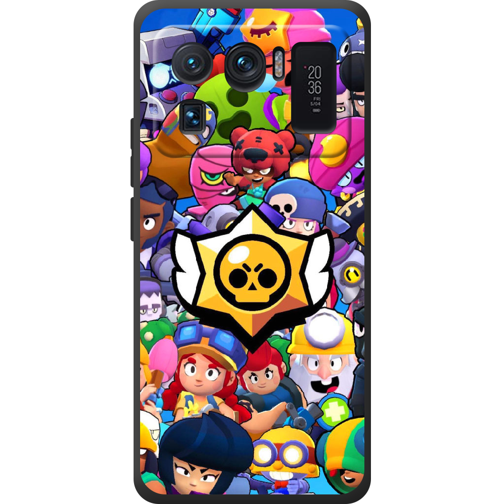 Чехол BoxFace Xiaomi Mi 11 Ultra Brawl Stars Черный силикон (44424-up2389-44449)