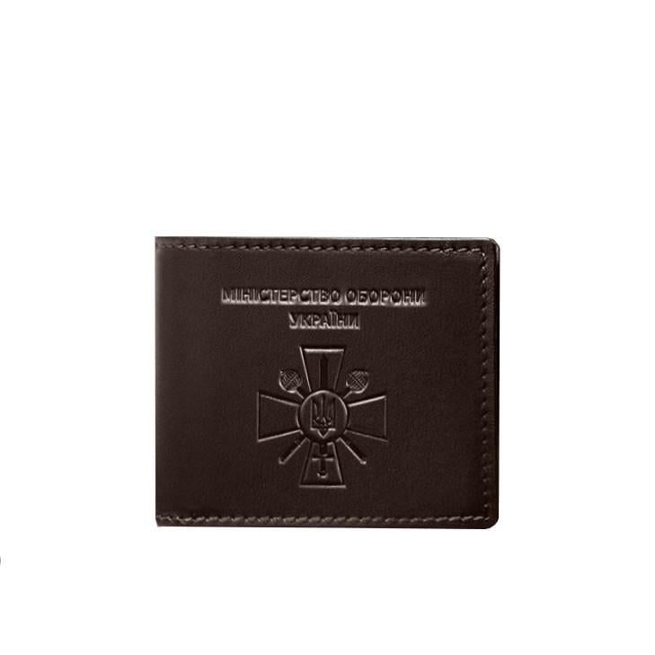 Обкладинка шкіряна для посвідчення міністерства оборони Темно-коричневий (A-027965)
