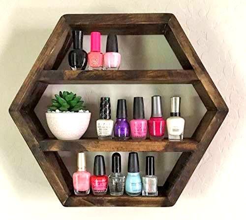 Полка настенная из дерева Федерация Мокко (НСП-002610)