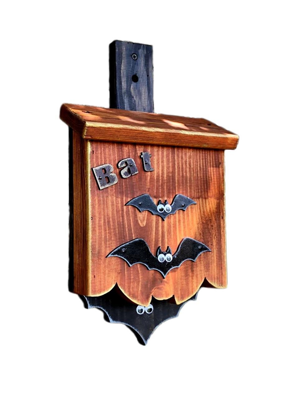 Дом для летучих мышей Сибелла подвесной 30х20х6,5 см Коричневый Дом для летучих мышей Сибелла подвесной 30х20х6,5 см Коричневый