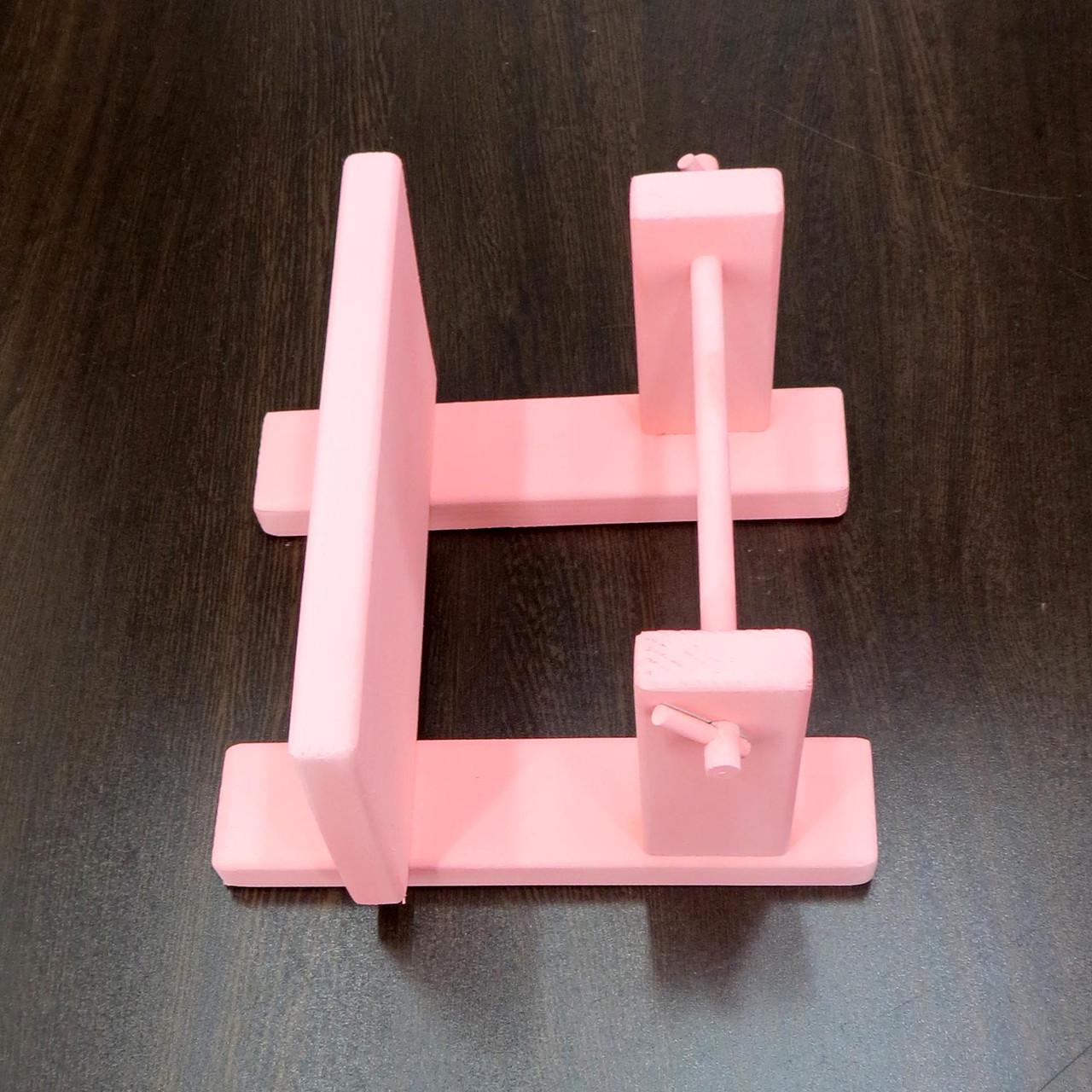 Держатель для туалетной бумаги из дерева Лютеус Барби (ДТБ-002450) - фото 6