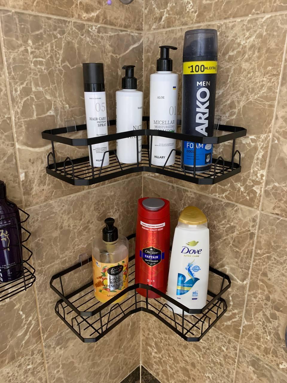 Полиці настінні у ванну кімнату для душової набір 5 шт. - фото 8 Полиці настінні у ванну кімнату для душової набір 5 шт. - фото 8