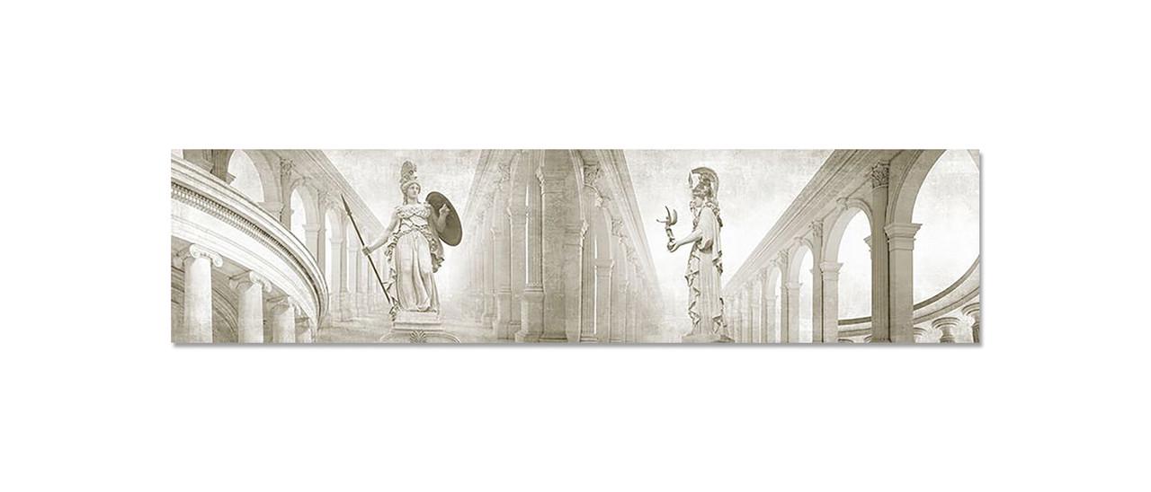 Кухонный фартук Античный зал из самоклеющейся виниловой пленки 60х250 см Серый Кухонный фартук Античный зал из самоклеющейся виниловой пленки 60х250 см Серый