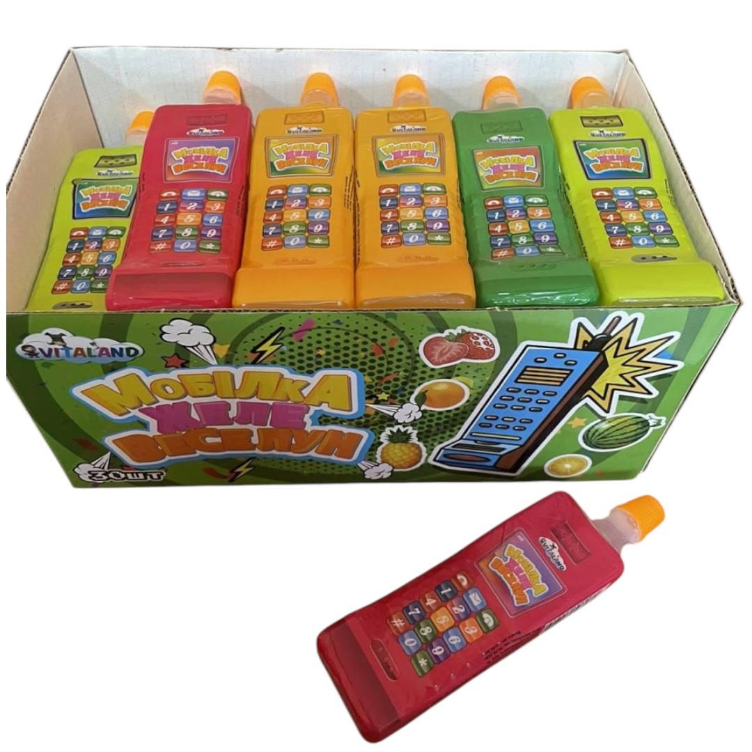 Гель-желе фруктовое Vitaland Мобилка Весельчак 30 шт. 55 г (00000006321)