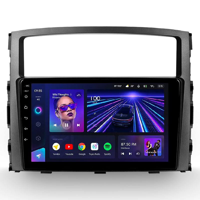 Автомагнитола штатная Teyes для Mitsubishi Pajero 4 V80 V90 2006-2014 Android CC3 4+64G Wi-Fi/4G вариант B (1476059766)