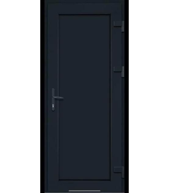 Дверь балконная однокамерная Steko V62 2000х1000 мм с фурнитурой AXOR Антрацит (8050584)